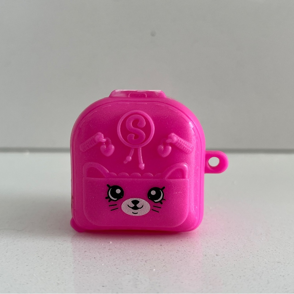 Shopkins Pink Small Pet Toy with Adorable Animal Face